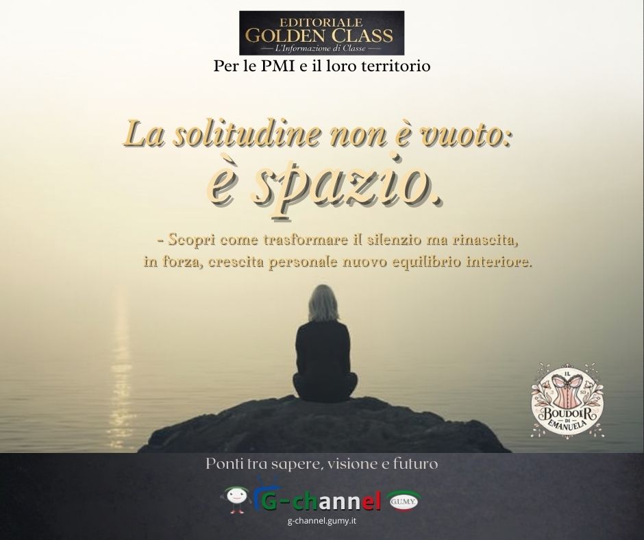 La solitudine non è vuoto: è spazio